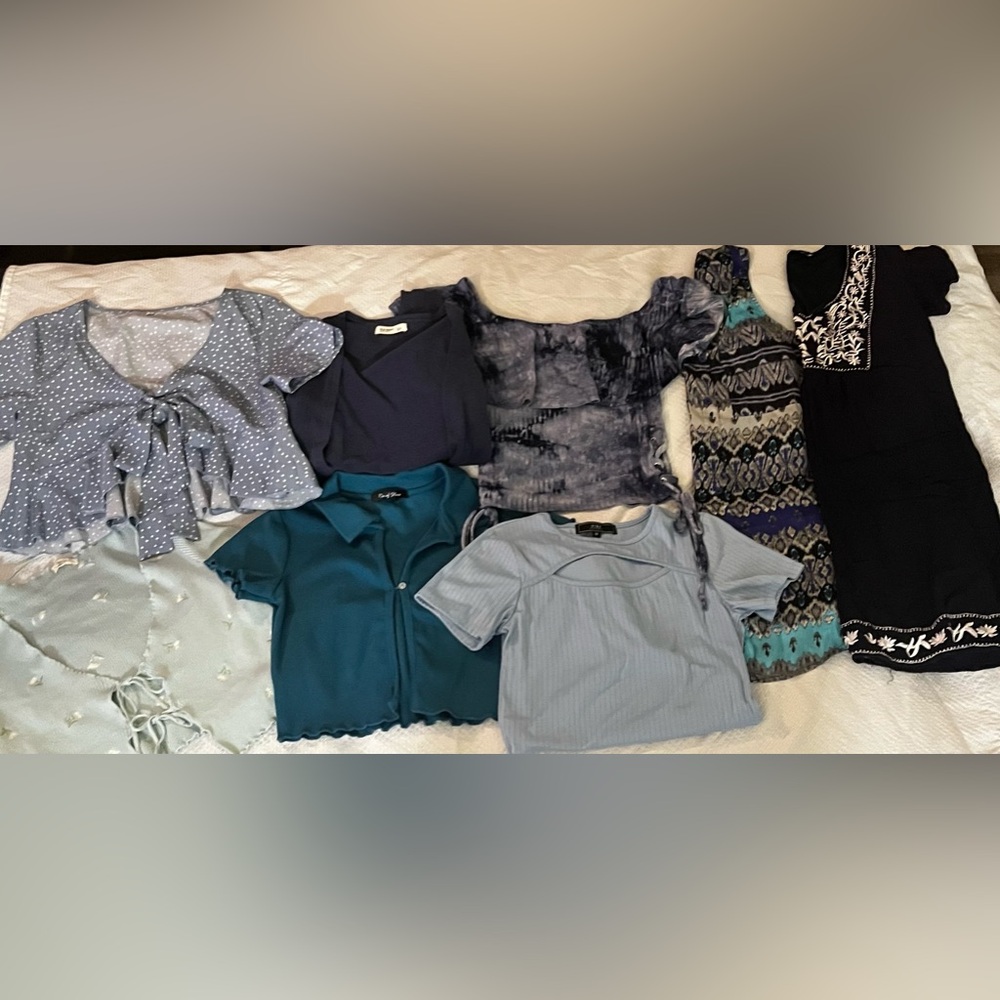 8 piece size S/M💙🩵 Blues Bundle